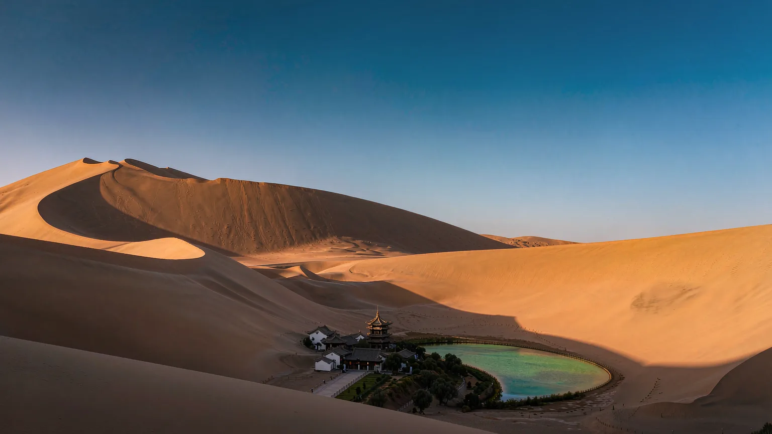 Mingsha Sand Dunes and Crescent Lake