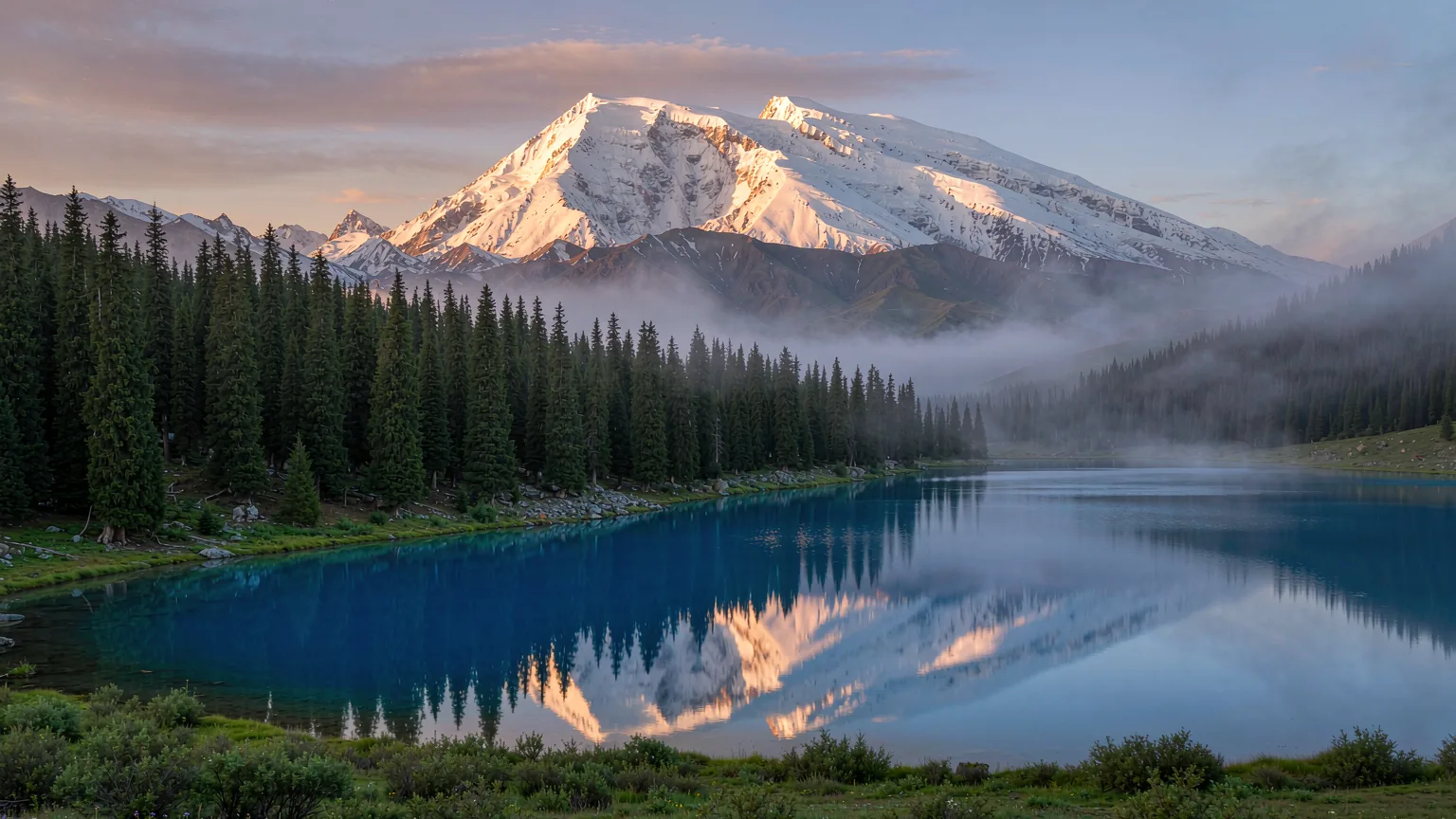 Tianchi Lake (Heavenly Lake of Tianshan)