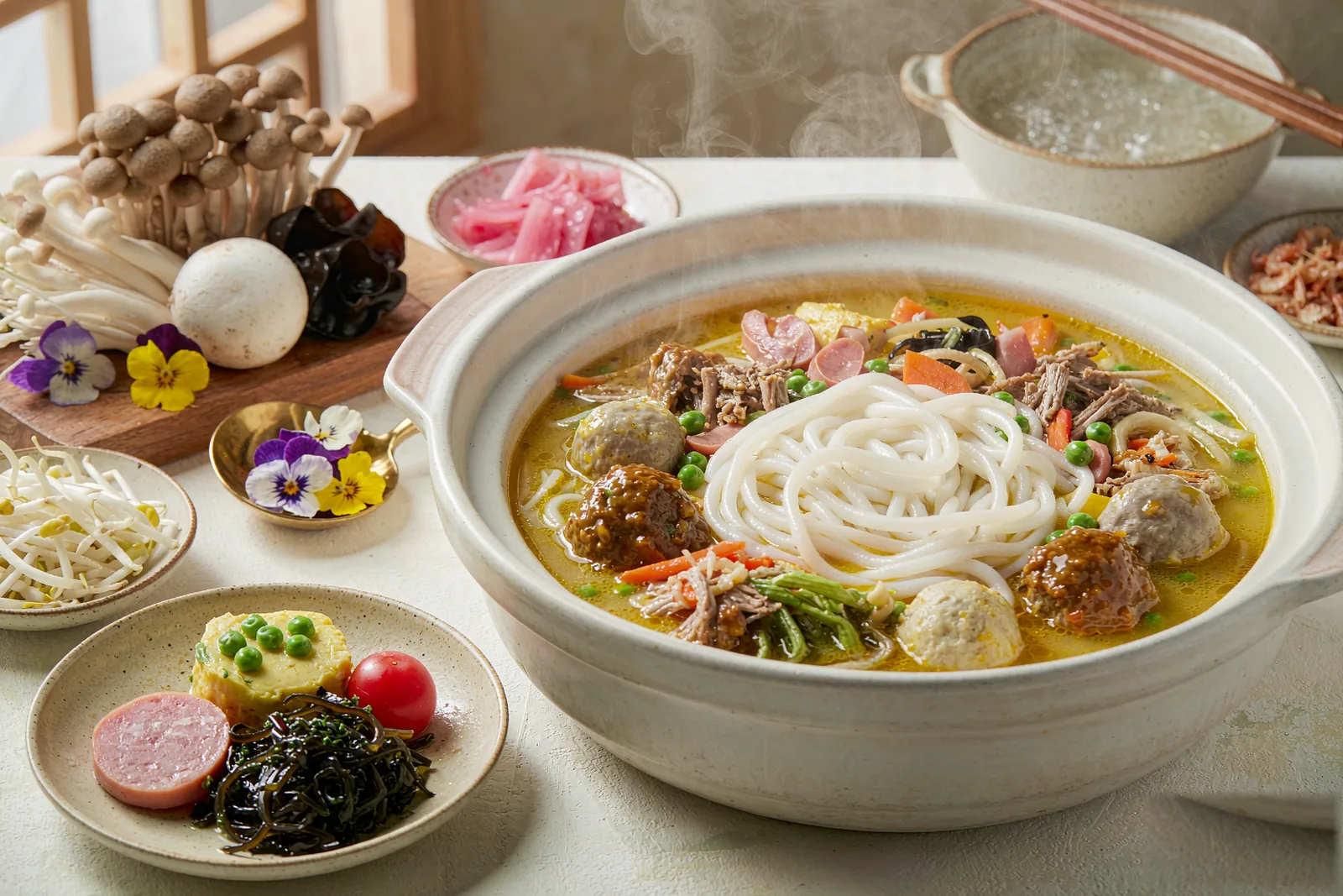 Yunnan Cuisine: Crossing-the-Bridge Noodles, Wild Mushrooms and Steam-Pot Chicken