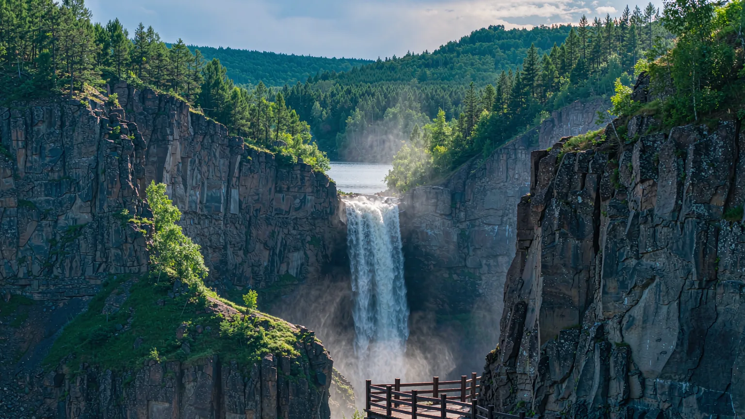 Jinjiang Grand Canyon & West Slope Day Trip from Changbaishan