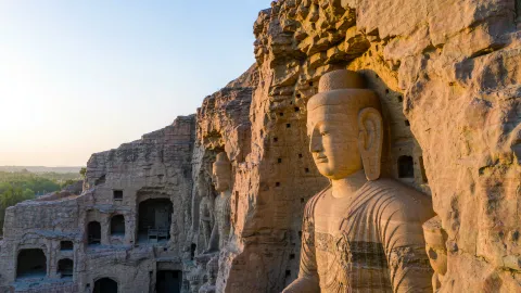 Datong City Essence Private Tour: Yungang Grottoes, Huayan Temple & Shanhua Temple