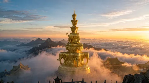 Mount Emei Essence: Golden Summit & Wannian Temple Day Tour