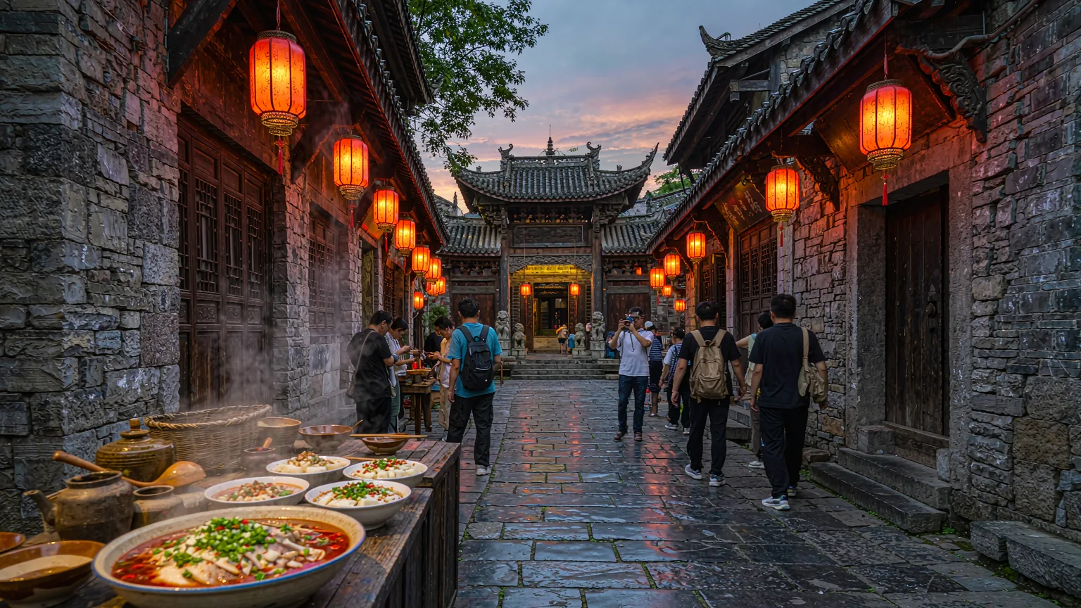 Tianhetan & Qingyan Ancient Town: Karst Caves, Waterfalls and Ming Streets