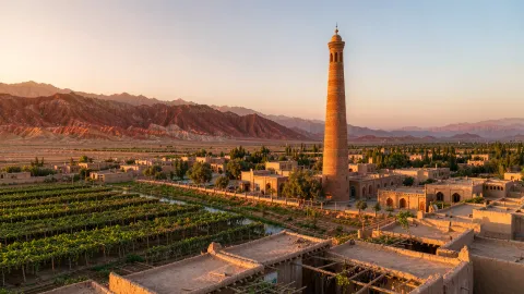 Turpan City Highlights: Jiaohe Ancient City, Karez System & Grape Valley