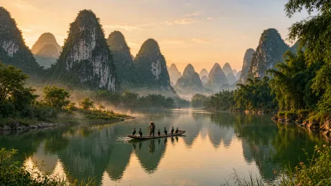 Yangshuo Classic Day Tour: Yulong River, Ten-Mile Gallery & West Street