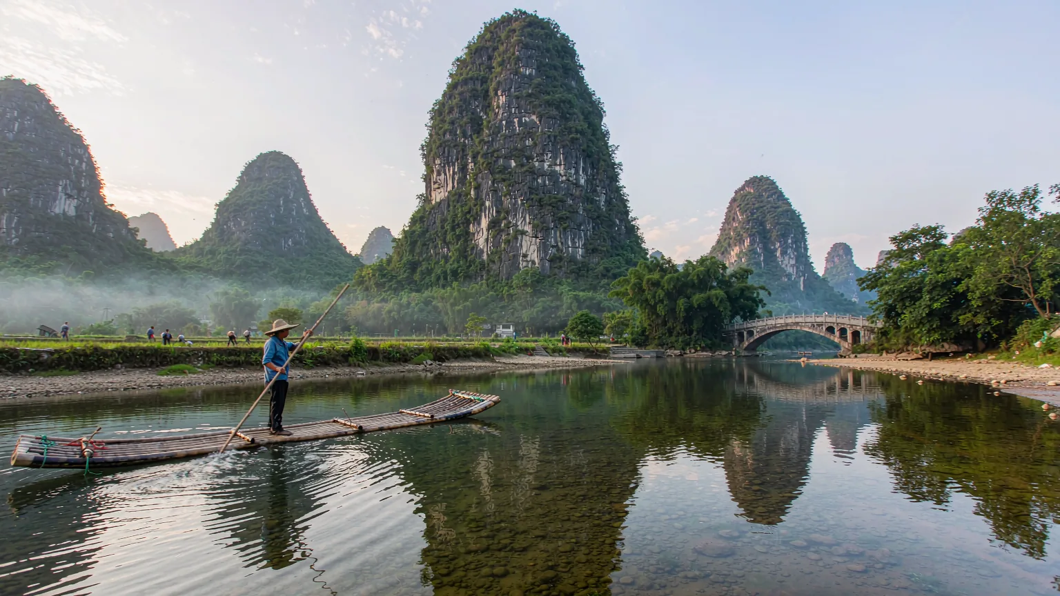 Yulong River Bamboo Raft & Countryside Half-Day Tour