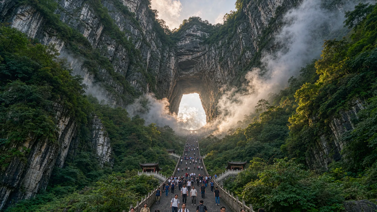 Wulingyuan & Grand Canyon Glass Bridge Day Tour