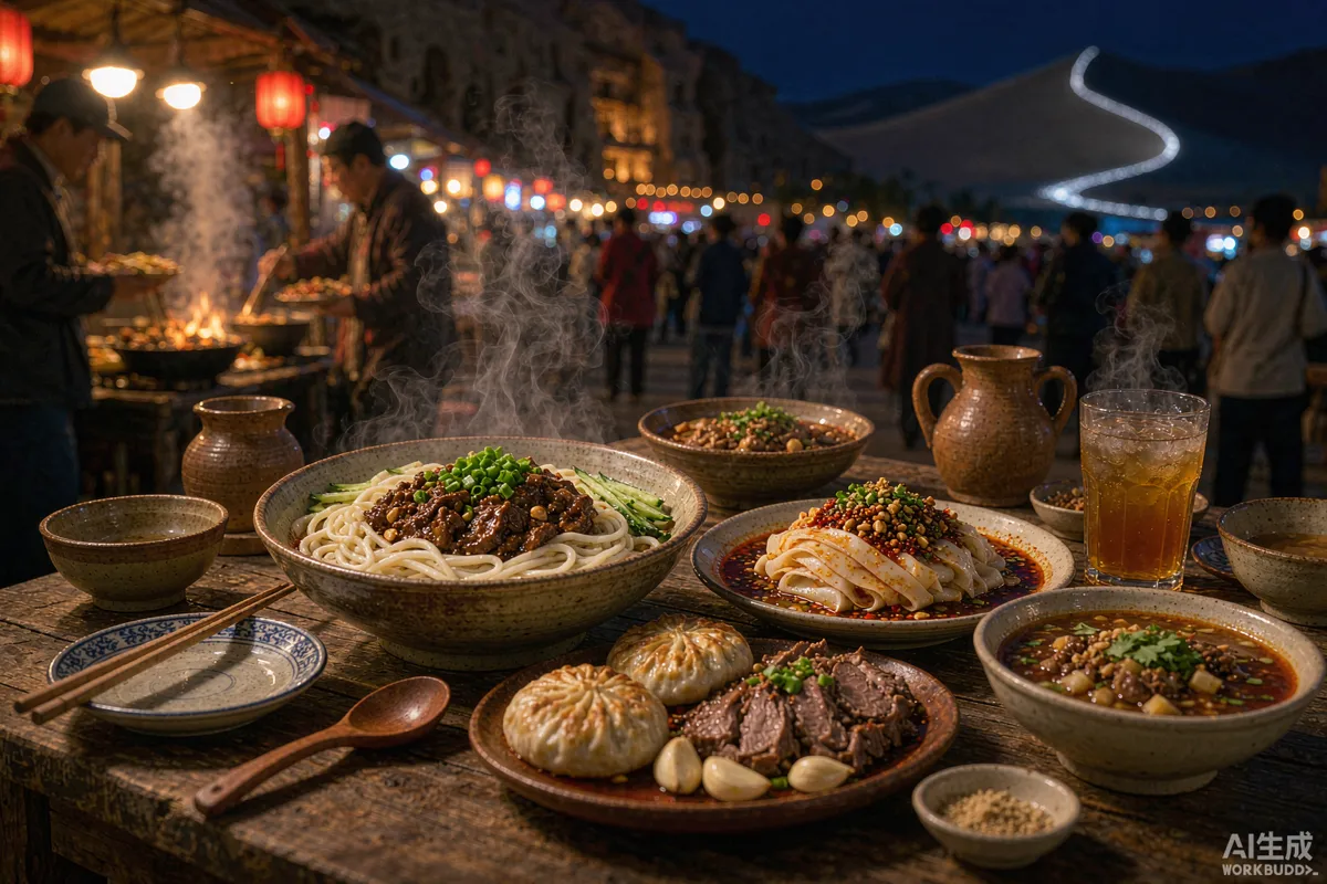 Dunhuang Local Food: Market Snacks and Desert Flavors