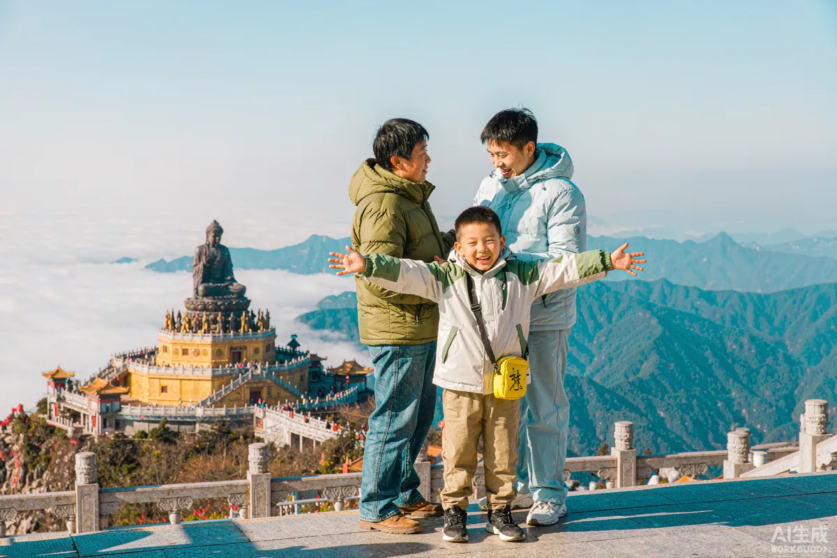 3-Day Parent-Child Family Tour of Mount Emei