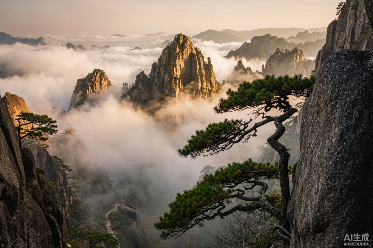 Escursione naturalistica all'aperto sul Monte Huang