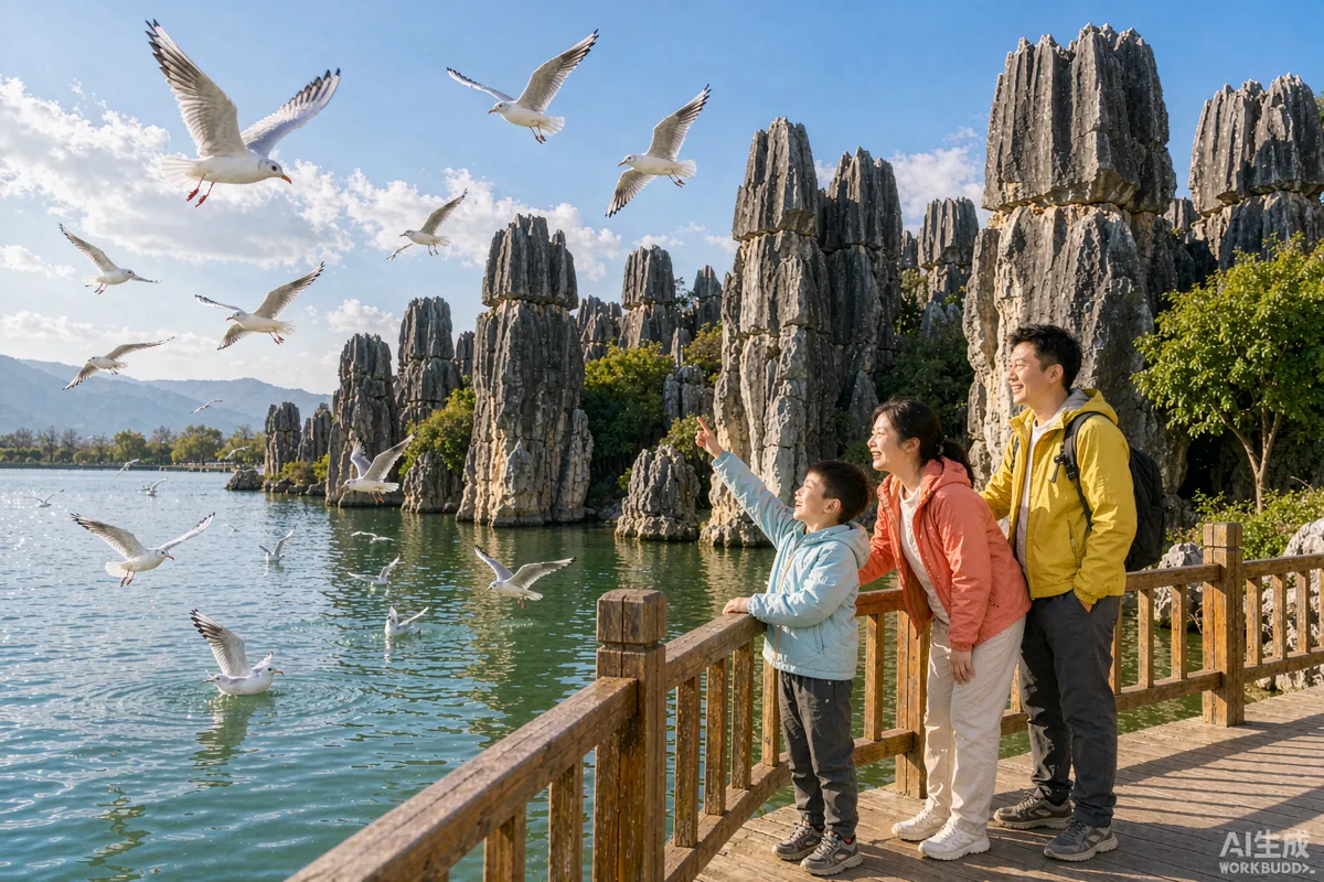 Kunming Family Trip: Pandas & Dianchi Lake 3-Day Fun Tour