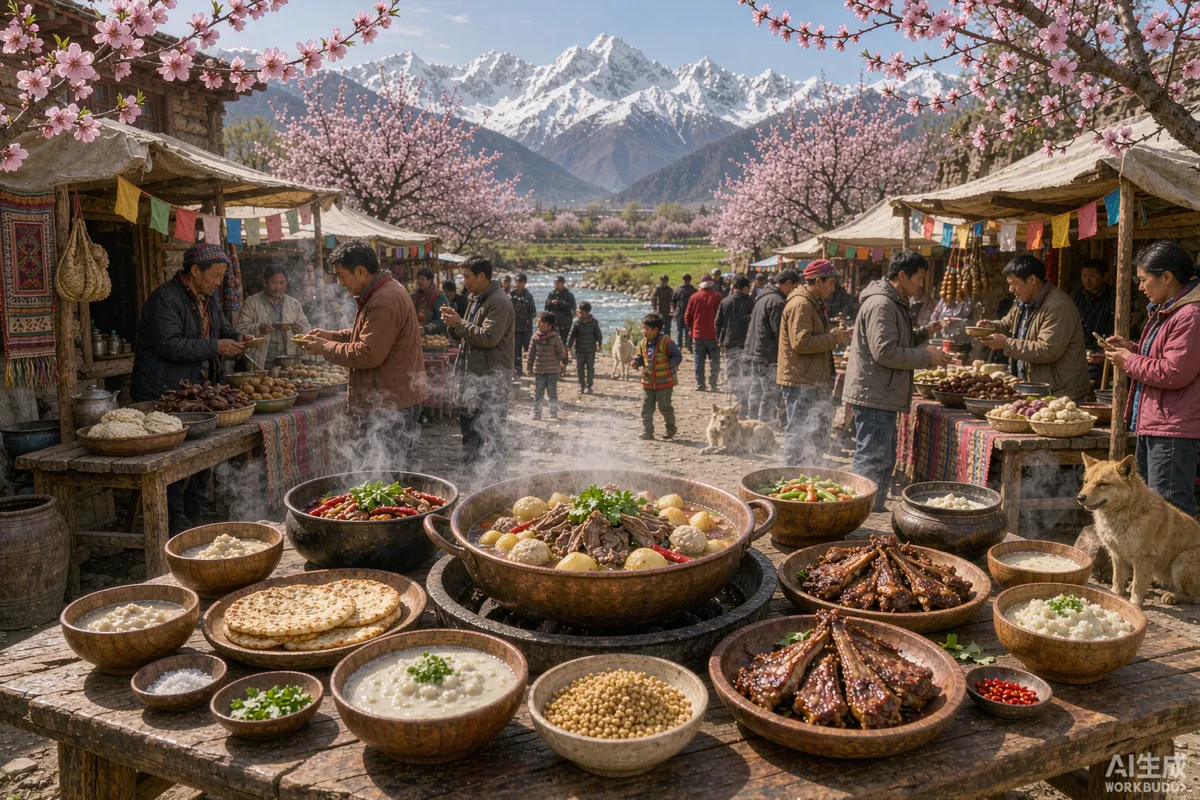 Tour gastronomico locale di Nyingchi