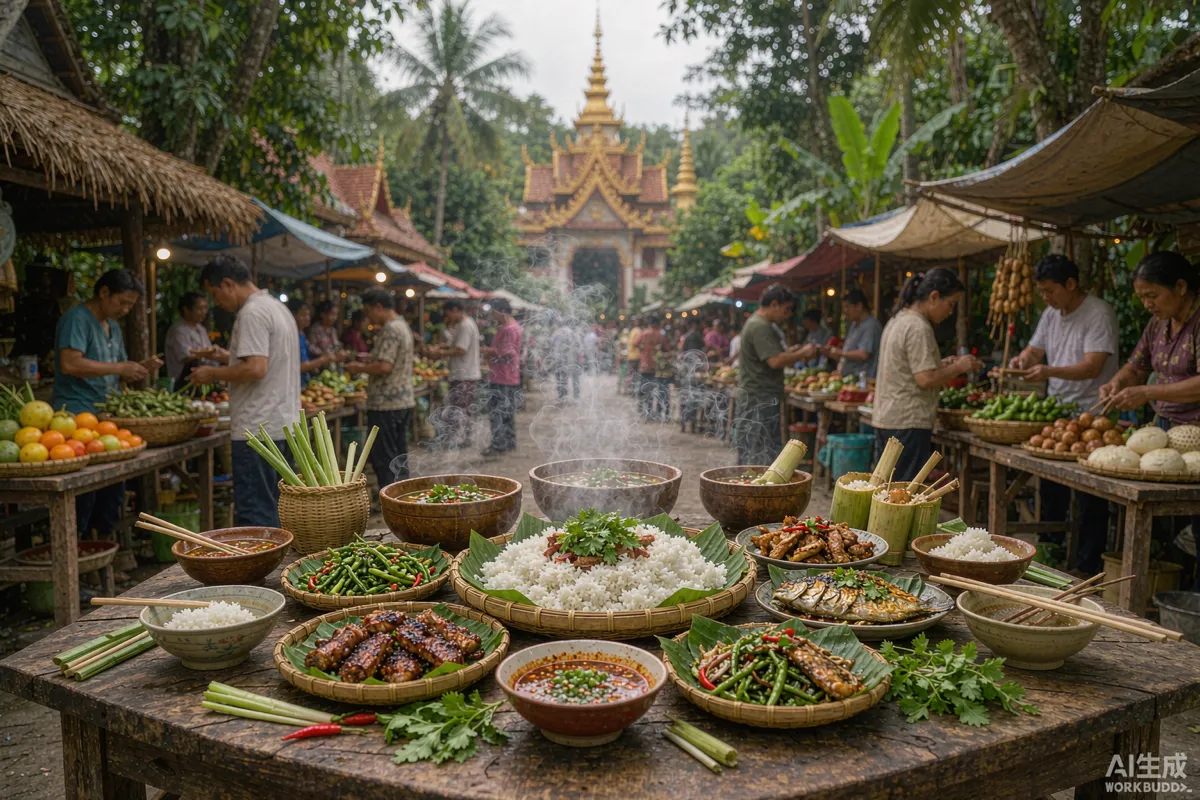Tour gastronomico di 2 giorni a Xishuangbanna con i locali